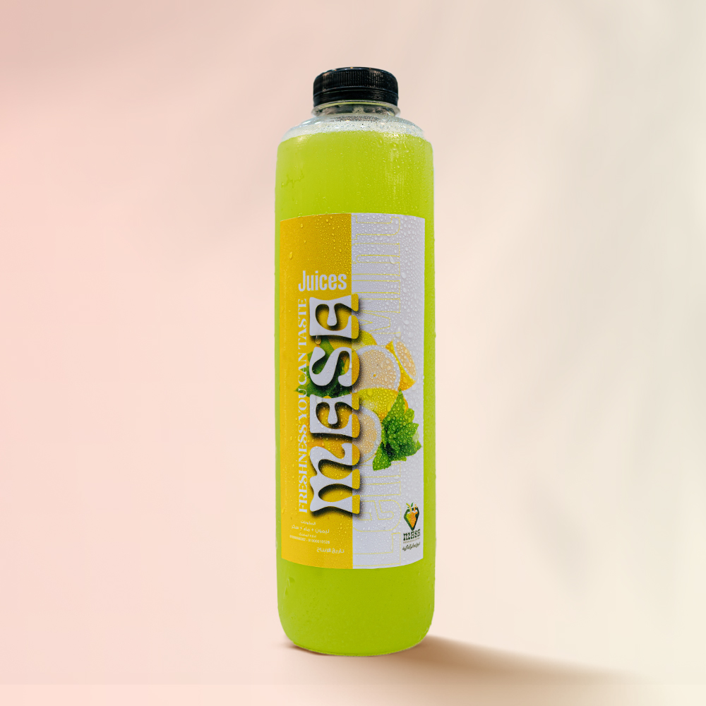 Lemon Mint Juice 1 Liter Fresh & Cool l Try Natural Try Masa